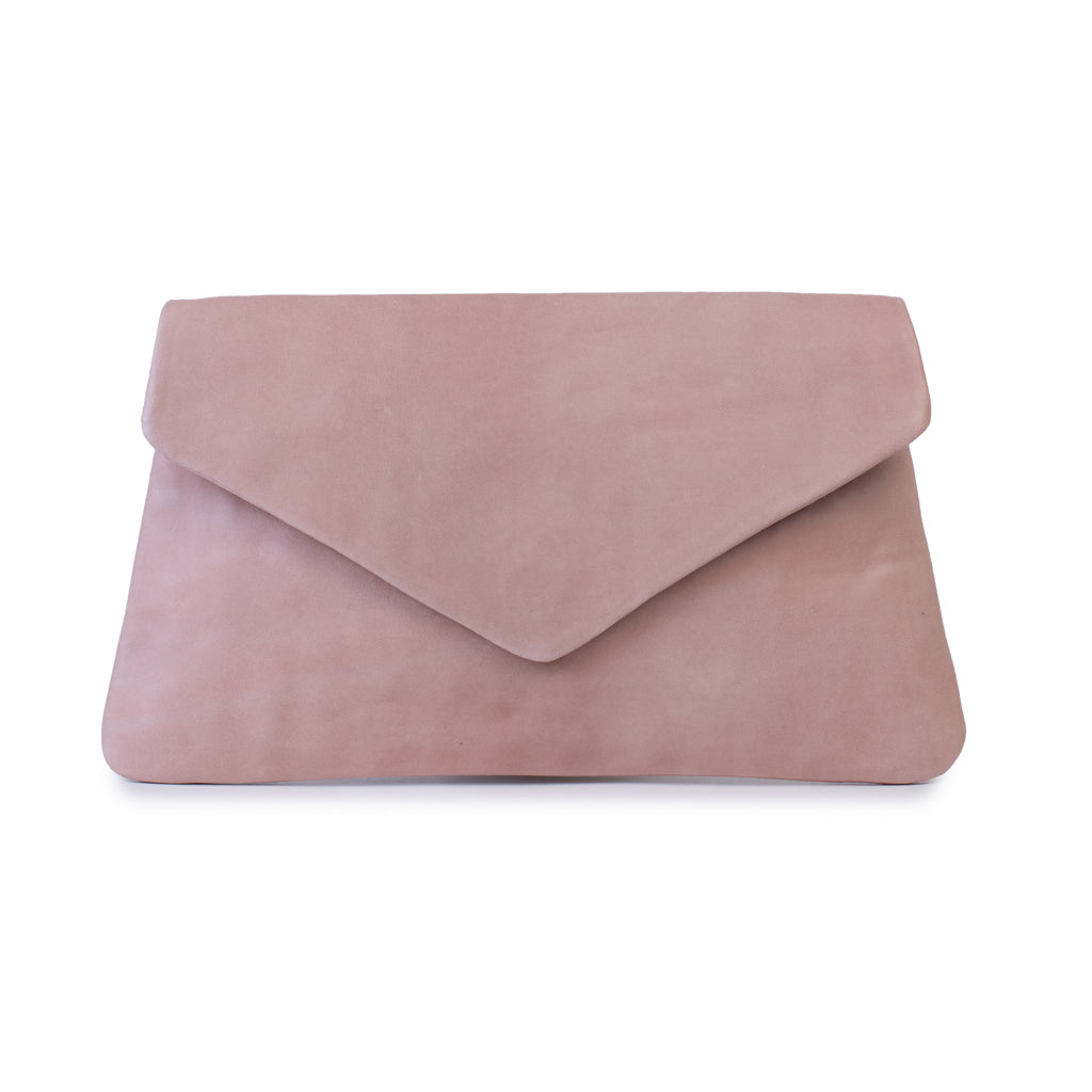 Riley Clutch in soft leather, lightweight and stylish, perfect for summer night-outs.